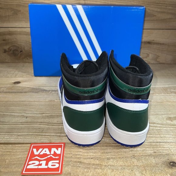 NEW: Men's Adidas Top Ten RB Basketball Shoes: Blue/Green/Black FZ6199 - Picture 4 of 8
